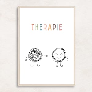 Therapy Poster Digital Download Mental Health Poster Mindfulness Psychological Practice Facility Psychotherapy Office Poster Counseling