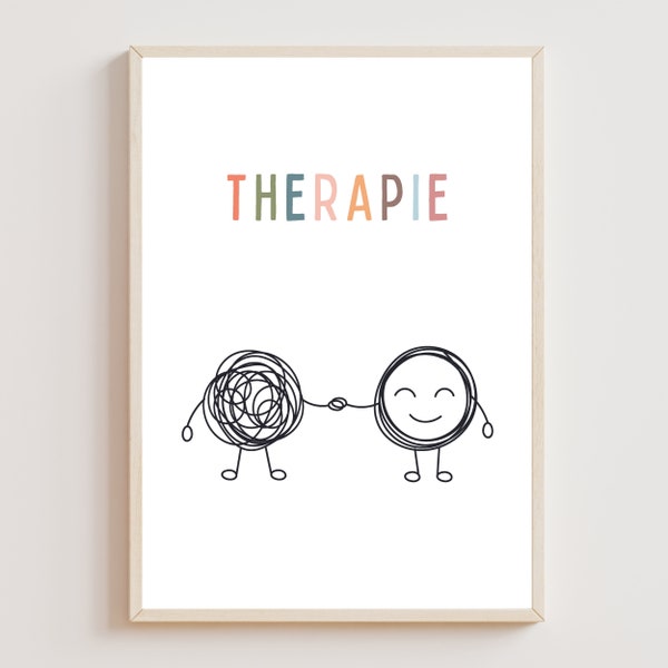 Therapy Poster Digital Download Mental Health Poster Mindfulness Psychological Practice Facility Psychotherapy Office Poster Counseling