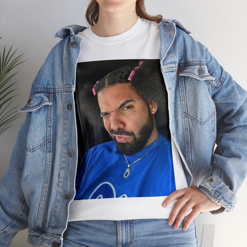 Zesty Drake Funny Selfie Unisex Heavy Cotton Tee Etsy UK