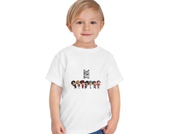 Camiseta TinyTan para niños pequeños de BTS / Camiseta infantil de Kpop adorable / Camiseta de regalo ARMY para niños pequeños / Conjunto infantil inspirado en BTS