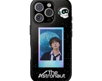 Funda para teléfono Jin The Astronaut / Carcasa rígida con estética BTS Kpop / Regalo para ARMY