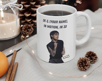 Jungkook Personalized Mug | Custom BTS ARMY Coffee Cup | Kpop Fan Gift