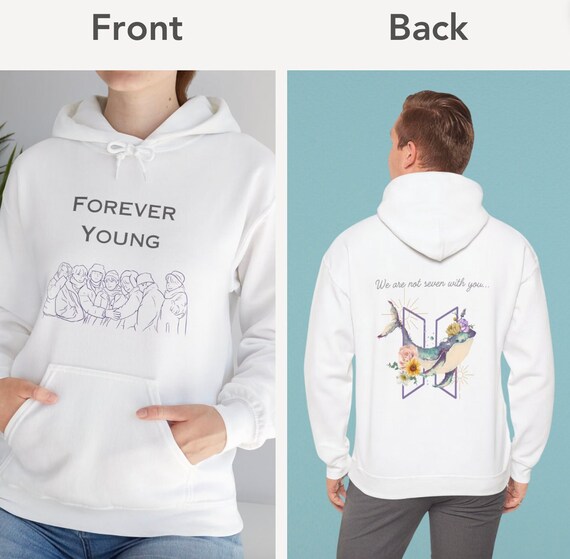BTS Hoodie, Forever Young, Seven With You, Bulletproof, You Never Walk  Alone Sweatshirt, Kpop Gifts, ARMY Gifts, Love Yourself, Spring Day - Etsy