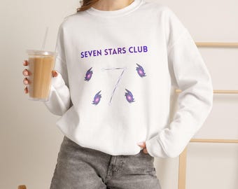 Seven Stars Club Crewneck | Minimal K-Pop Sweatshirt | 7 Constellation Sweatshirt | ARMY Gift