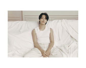 Impresión de póster de Jimin de BTS / Arte de pared mate Kpop / Decoración estética para dormitorio / Regalo para ARMY