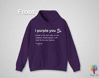 Sudadera con capucha BTS 'I Purple You' / Sudadera Borahae ARMY / Regalo Kpop