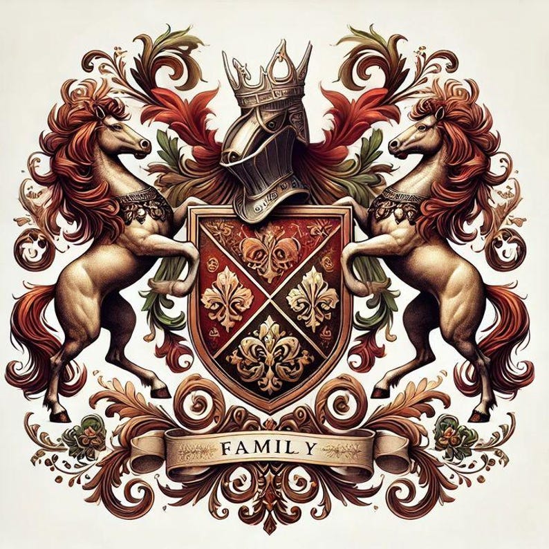 Create a Custom Family Crest Design | Personalized Coat of Arms ...