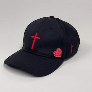Christian Baseball Cap – Embroidered Cross Hat with John 3:16 Pin – Faith-Based Dad Hat, Christian Streetwear, Religious Gift for Men/Women