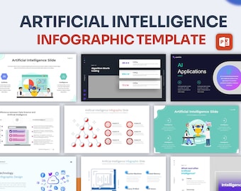 Artificial Intelligence Infographic PowerPoint Template | Best PowerPoint Template, Easy to Edit, Professional PowerPoint Templates
