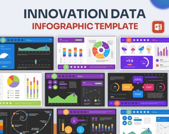 Innovation Data Infographic PowerPoint Template | Best PowerPoint Template, Easy to Edit, Professional PowerPoint Templates