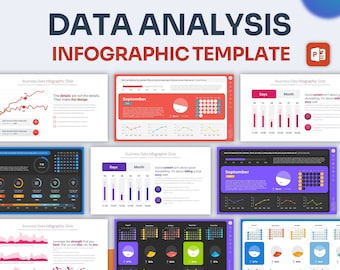 Data Analysis Infographic PowerPoint Template | Best PowerPoint Template, Easy to Edit, Professional PowerPoint Templates
