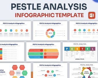 PESTLE Analysis Infographic PowerPoint Template | Best PowerPoint Template, Easy to Edit, Professional PowerPoint Templates