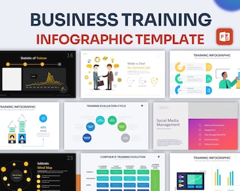 Business Training Infographic PowerPoint Template | Best PowerPoint Template, Easy to Edit, Professional PowerPoint Templates