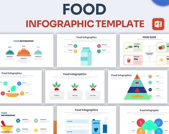 Food Infographic PowerPoint Template | Best PowerPoint Template, Easy to Edit, Professional PowerPoint Templates