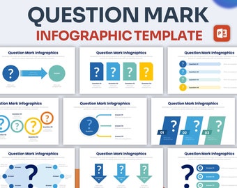 Question Mark Infographic PowerPoint Template | Best PowerPoint Template, Easy to Edit, Professional PowerPoint Templates