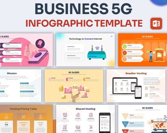 Business 5G Infographic PowerPoint Template | Best PowerPoint Template, Easy to Edit, Professional PowerPoint Templates