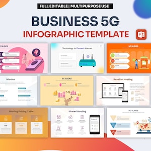 Business 5G Infographic PowerPoint Template | Best PowerPoint Template, Easy to Edit, Professional PowerPoint Templates