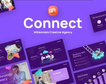 Connect Creative Agency PowerPoint Presentation Template Fully Animated