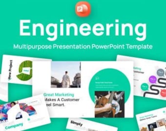 Animated Engineering Multipurpose PowerPoint Template