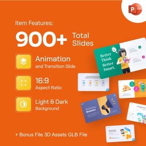3D Premium PowerPoint Template Pack Fully Animated image 2