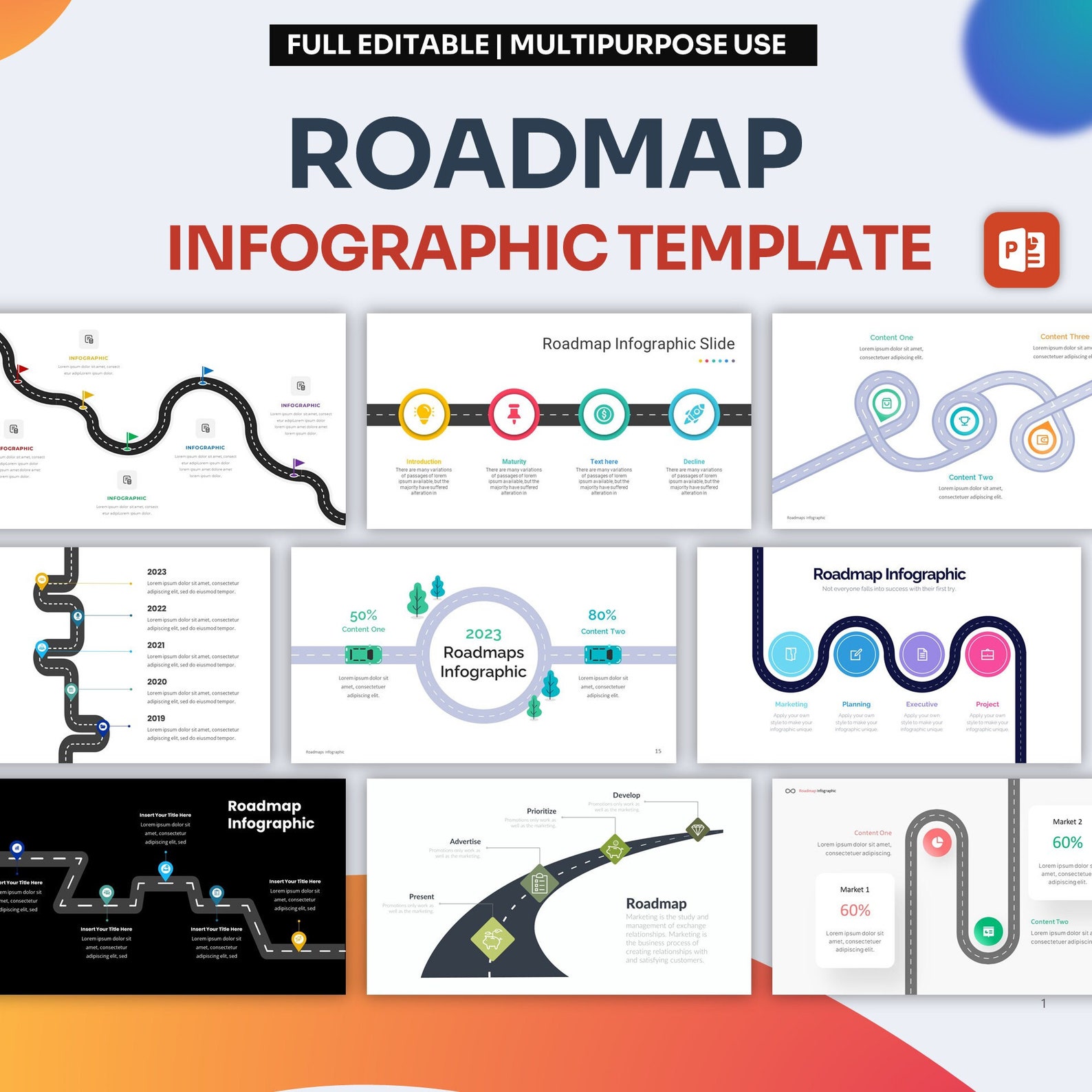 Roadmap Infographic Powerpoint Template | Best Powerpoint Template ...