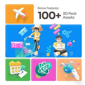 3D Premium PowerPoint Template Pack Fully Animated image 4