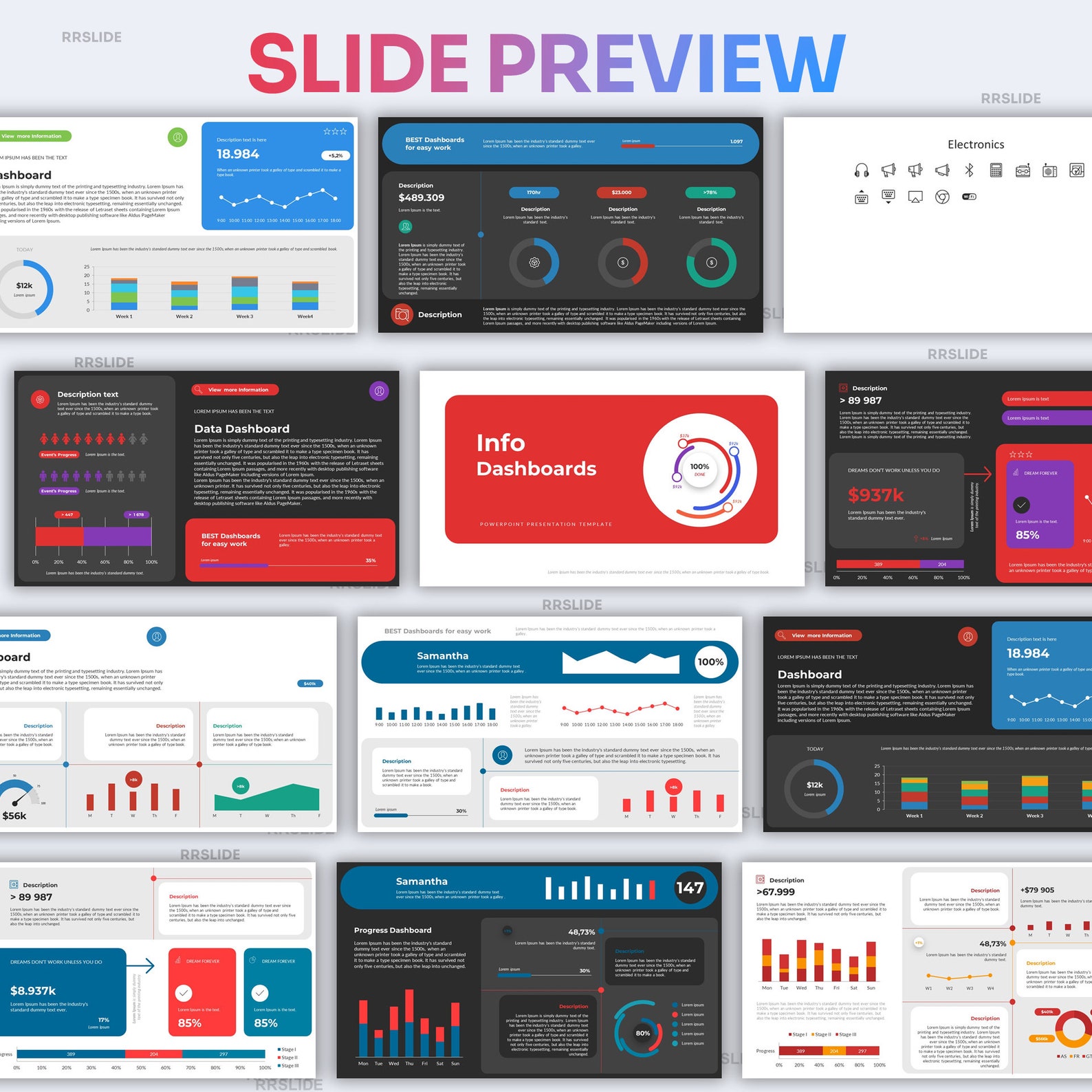 Info Infographic Powerpoint Template | Best Powerpoint Template, Easy ...