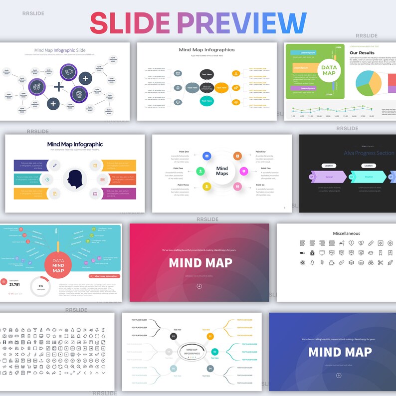 Mind Map Infographic Powerpoint Template | Best Powerpoint Template ...