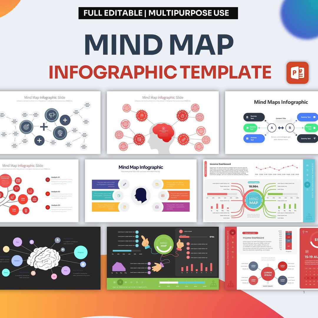 Mind Map Infographic Powerpoint Template | Best Powerpoint Template ...