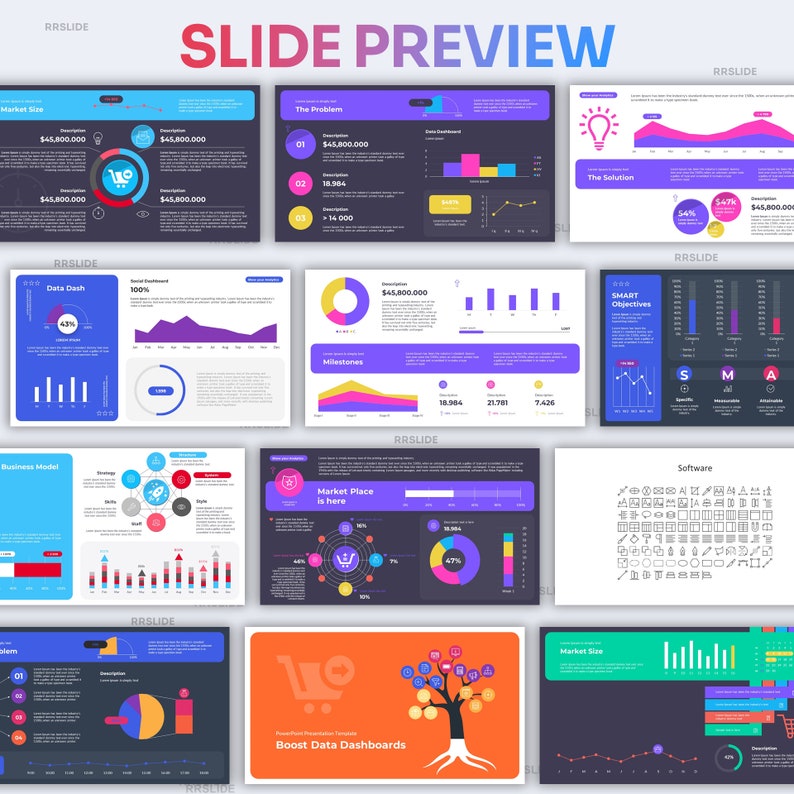 Boost Data Infographic Powerpoint Template | Best Powerpoint Template ...