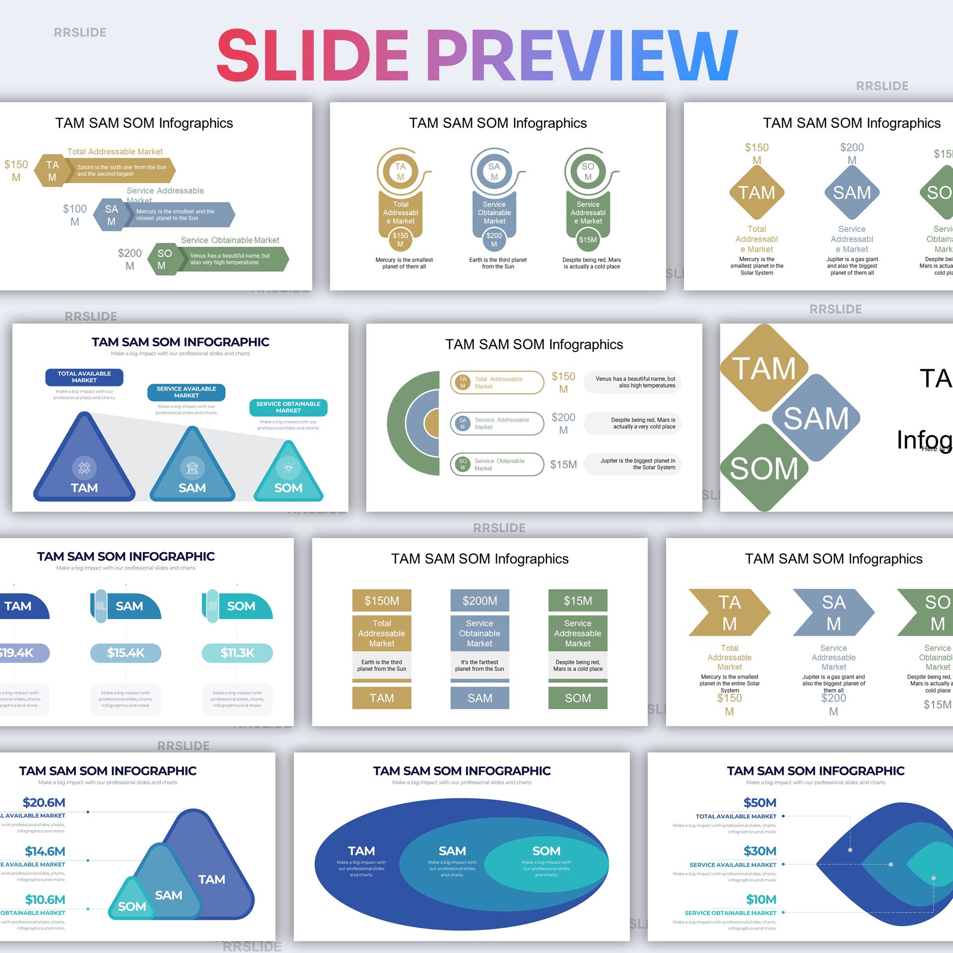 Tam Sam Som Infographic Powerpoint Template | Best Powerpoint Template ...