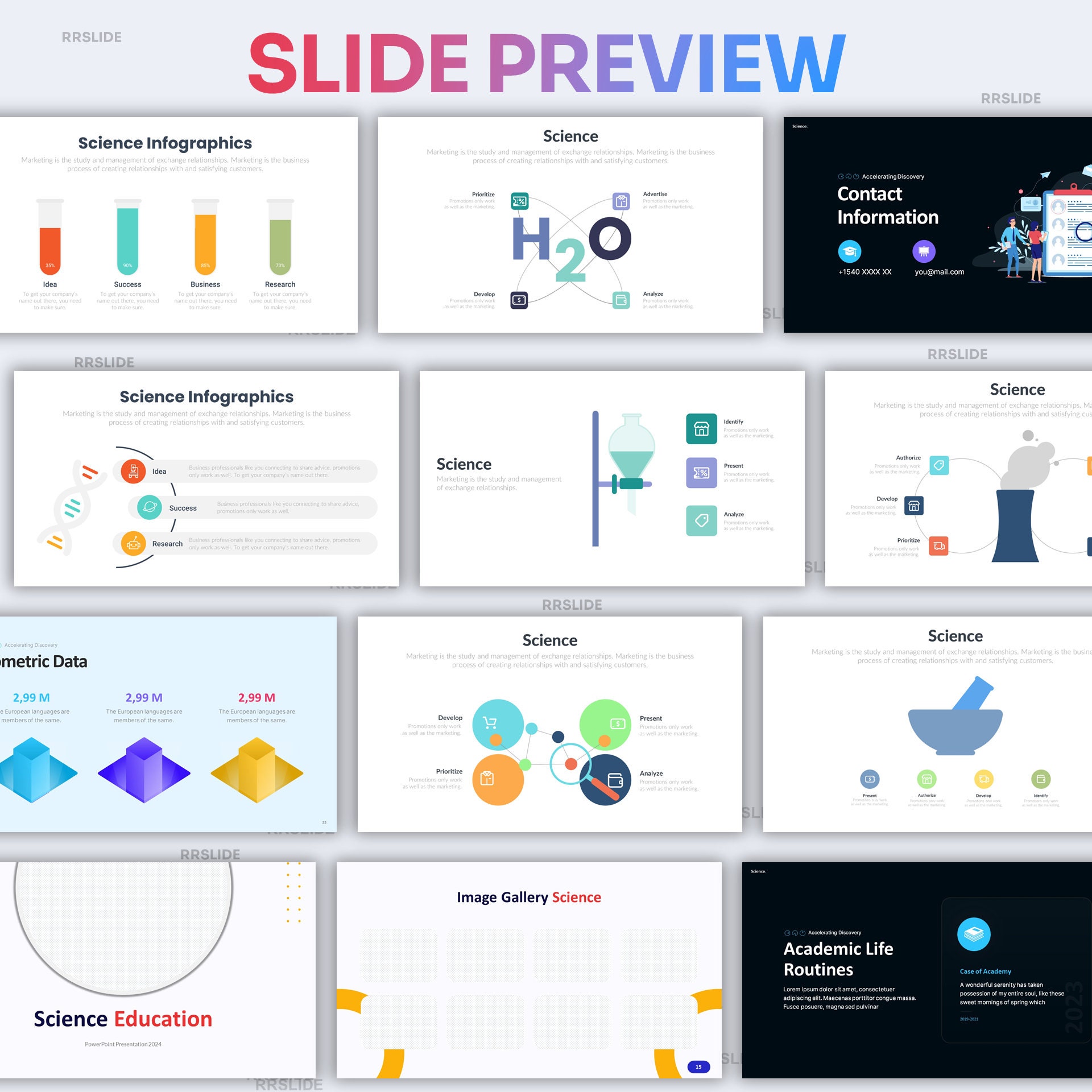 Science Infographic Powerpoint Template | Best Powerpoint Template ...