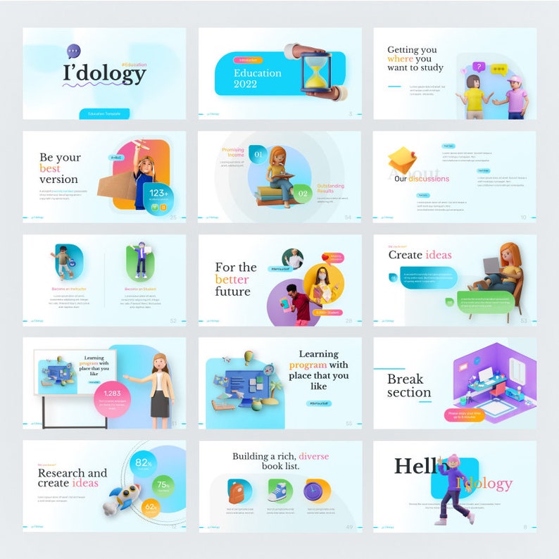 3D Premium PowerPoint Template Pack Fully Animated image 7