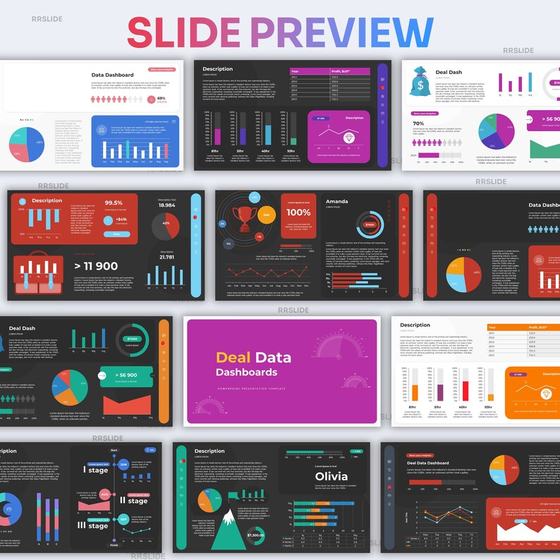 Slide Subpatch Visualization Deal Data Infographic Powerpoint Template | Best Powerpoint Template ...