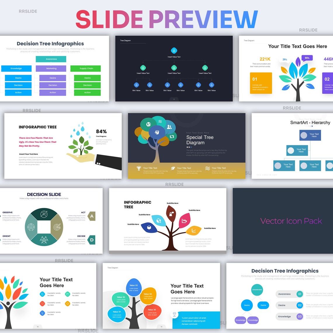 Decision Tree Infographic Powerpoint Template | Best Powerpoint ...
