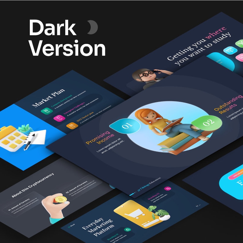 3D Premium PowerPoint Template Pack Fully Animated image 5