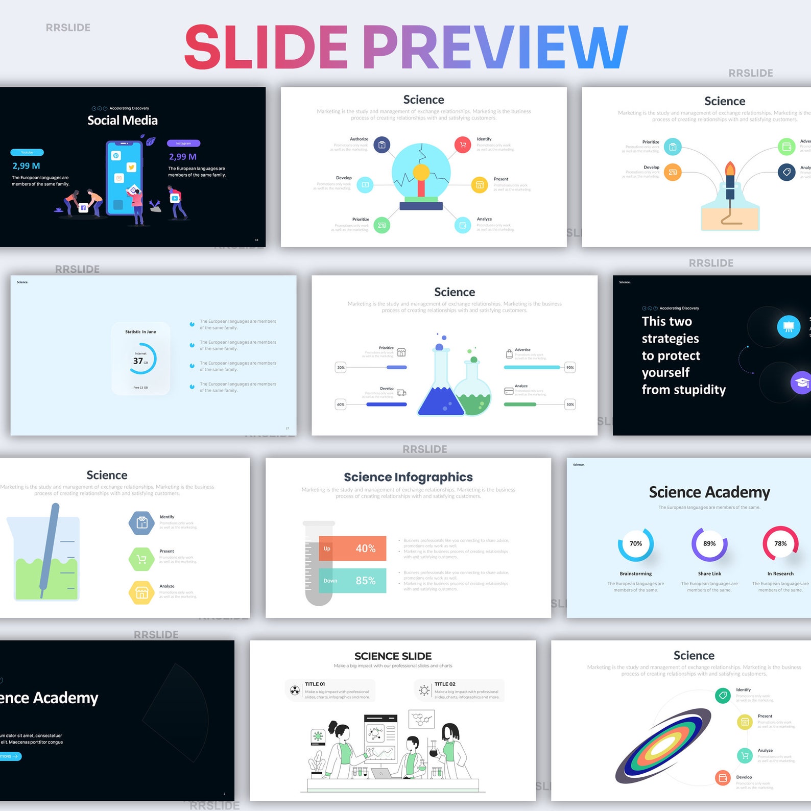 Science Infographic Powerpoint Template | Best Powerpoint Template ...