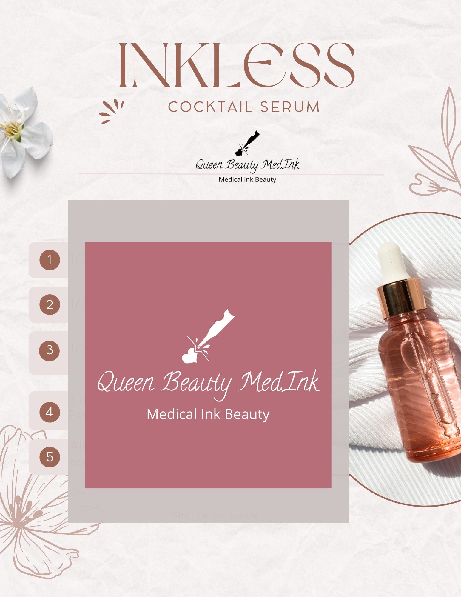 Stretch Mark Removal Inkless Serum Cocktail - Etsy
