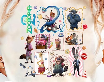 Disney Zootopia 2 Shirt,Judy Hopps Nick Wilde Gary De'Snake Tee, Retro Zootropolis Disney Tee, WDW Disneyland Family Trip Tee, Disney Movie