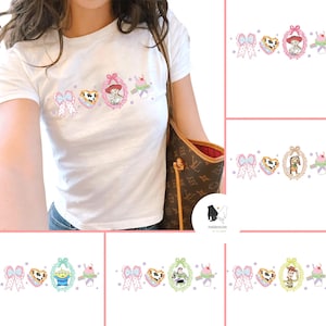 Retro Coquette Bows Disney Toy Story Baby Tee Crop top, All Disney Toy Story characters shirts, You&#39;ve got a friend in me,  Toy Story Land