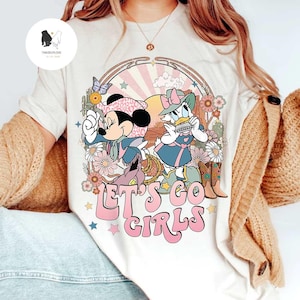 Vintage Minnie Daisy Cowgirls Shirt, Disney Bestie shirt, Disneyland WDW Matching Girls Trip shirts, Magic Kingdom shirt, Girls Vacation