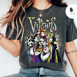 Disney Villain Shirt, Matching Bad Girls Shirt, Bad Witches Villains Shirt, Maleficent Evil Queen Ursula Cruella Shirt, Girls Trip Shirt
