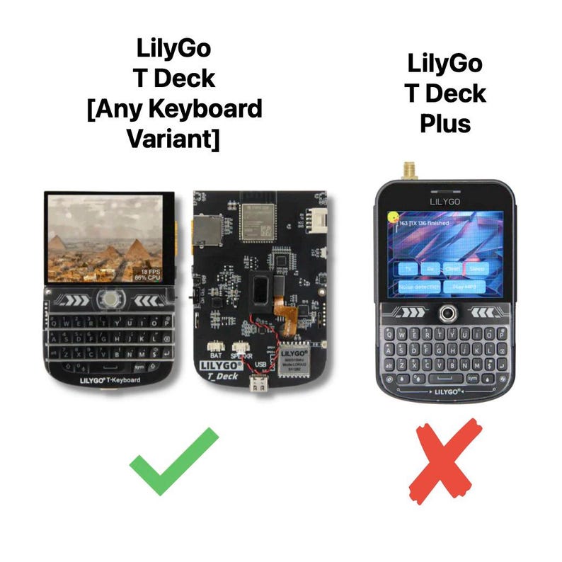 Lilygo T-Deck mit SMA SNAP Case. Netztastisch Bild 2