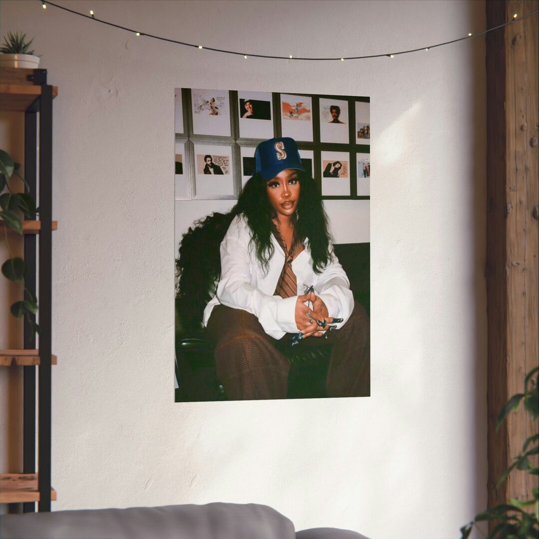 Sza Vertical Lettering SZA SZA Poster Singer Poster SZA Vertical Poster Sza Merch Sza ...