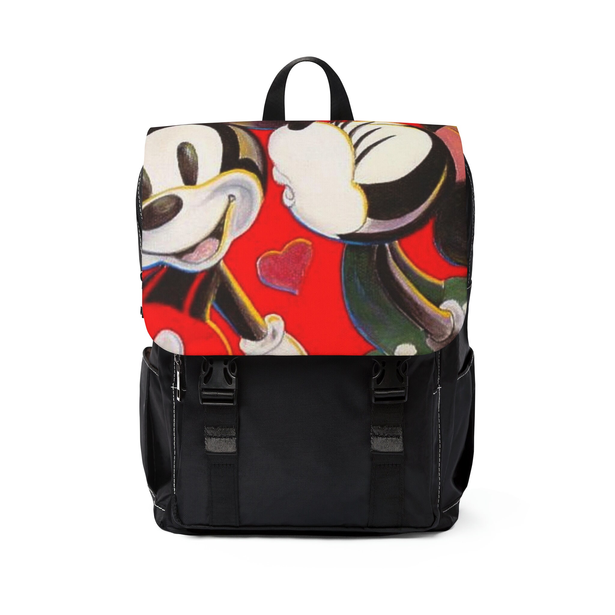 Discover Mickey And Minnie Disney Unisex Casual Shoulder Backpack
