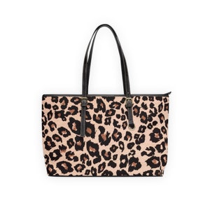 Leopard print PU Leather Shoulder Bag