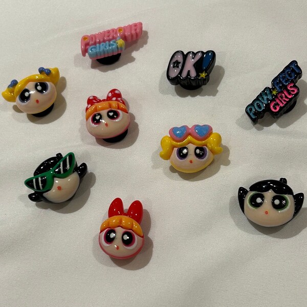 Powerpuff Girls Jibbitz Etsy
