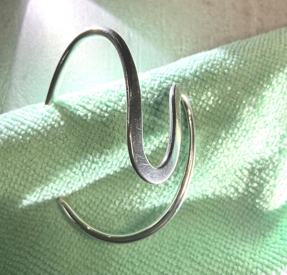 Designer Cuff, Solid Silver 1961 - image 1