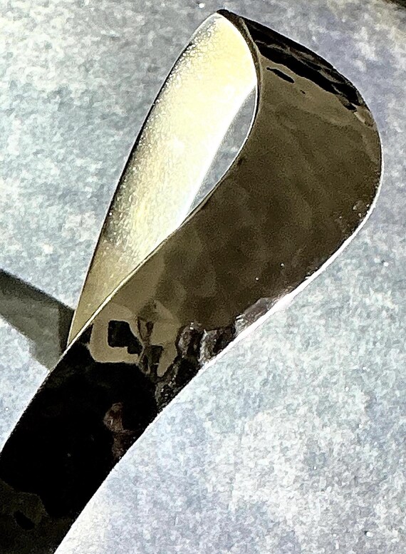 Hammered Solid Silver Cuff - image 11