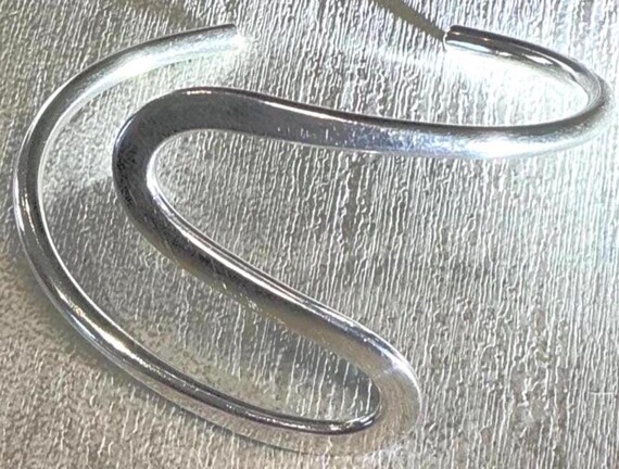 Designer Cuff, Solid Silver 1961 - image 11